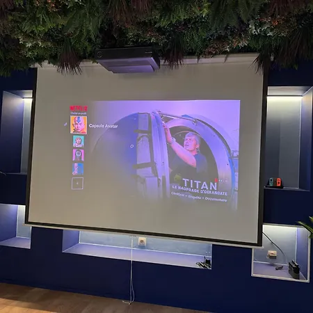 Appartement Capsule Avatar - Balneo Sauna Projecteur Nintendo Bergen