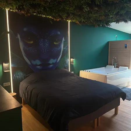 Appartement Capsule Avatar - Balneo Sauna Projecteur Nintendo Bergen
